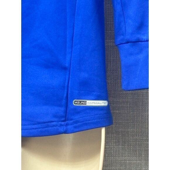 Mizuno Girls Comp 1/2 Zip Hit Top, Royal Blue, M (10/12) - Picture 9 of 9